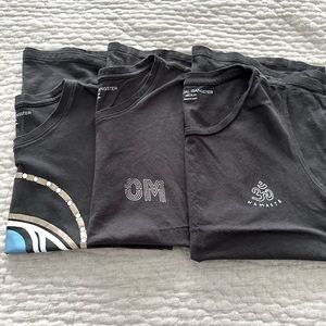 Set of 3 Spiritual Gangster women size medium sleeveless tanks